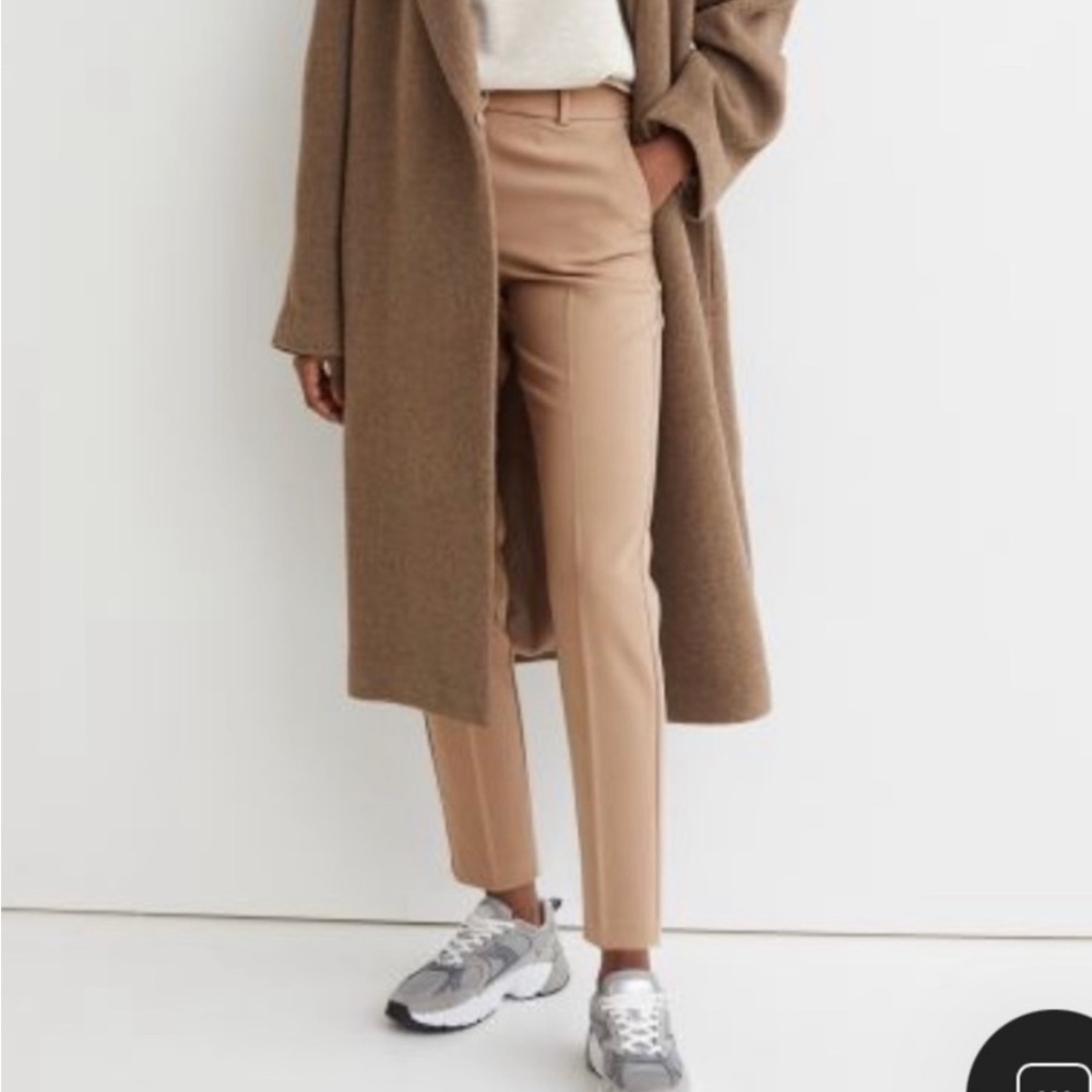 H&M Khaki Ankle Slacks